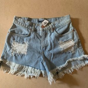 Brand Melville High-Waisted Jean Shorts